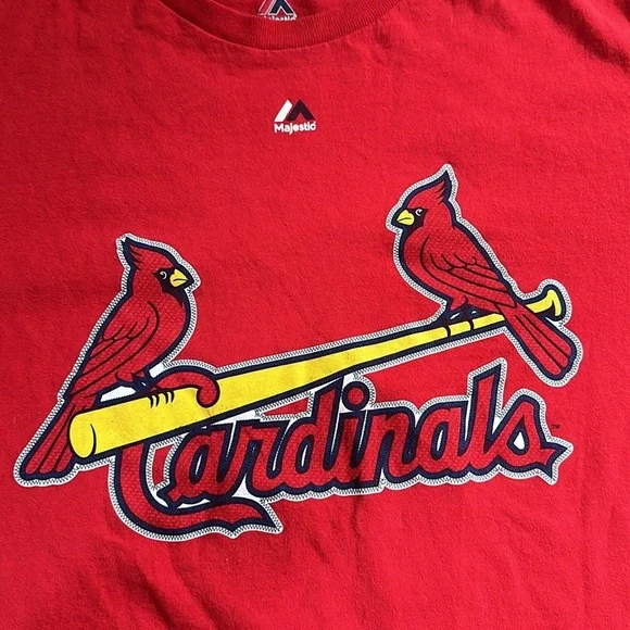 STL cardinals t-shirt. # 11 DeJong - Picture 2 of 3